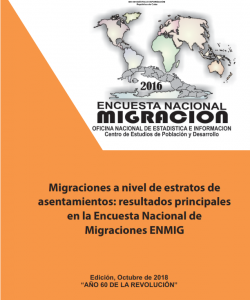 Encuesta Nacional Migración 2016